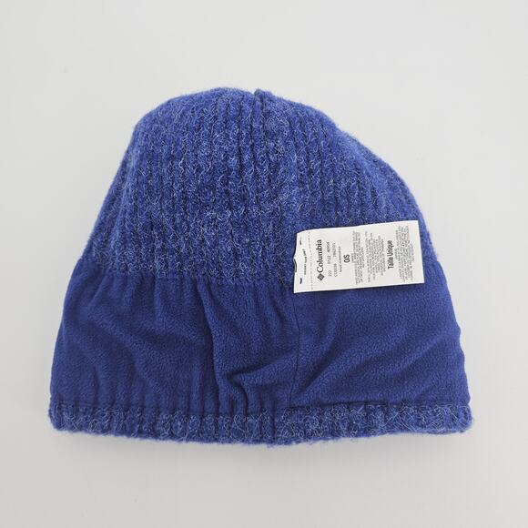 Columbia Winter Blur Pom Pom Beanie Unisex One Size NWT Warm Knit Hat New Blue - Picture 7 of 10